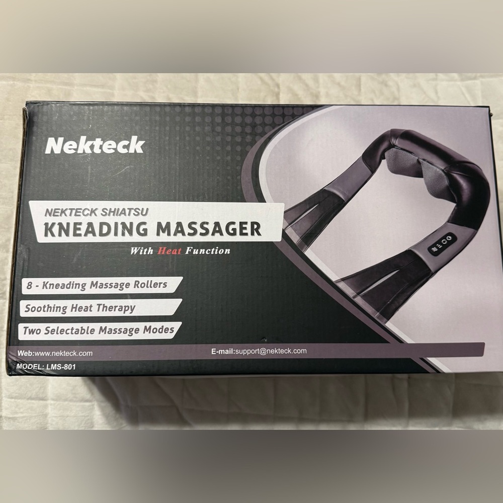 Nekteck Shiatsu Kneading Massager with Heat